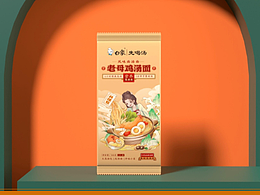 白象老母鸡汤面包装方案