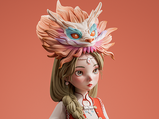 原创日常角色练习-异族少女（个人主页-ZNjczMTg3OTY=） - 人物/生物 - 站酷设计师礼物阿偶原创素材 - 站酷ZCOOL