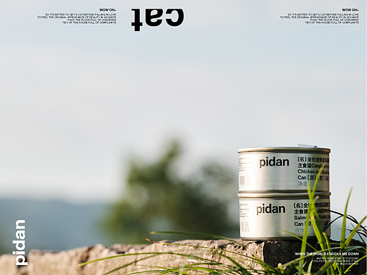 [pidan猫粮罐头 x Timestamp nature journal]