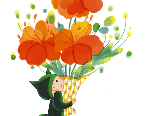 練習(xí)合集：孩子們與花花（個(gè)人主頁(yè)-ZNjI1NDUwMzI=） - 兒童插畫 - 站酷設(shè)計(jì)師添添稀飯?jiān)瓌?chuàng)素材 - 站酷ZCOOL