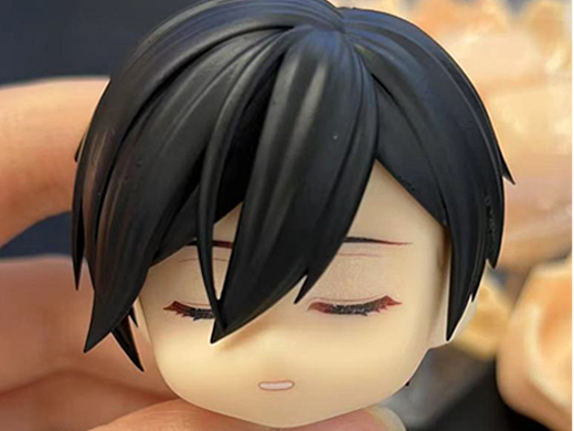 3D打印手办卡通头发