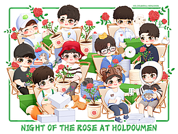 种地吧少年十个勤天二创手绘插画作品