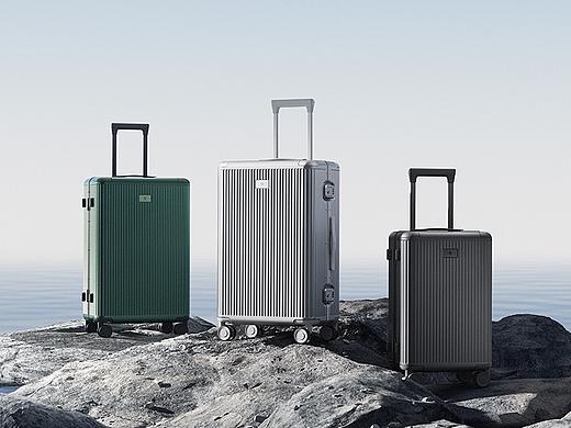 米家铝框旅行箱 产品站整案