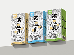 開鑫濃豆乳包裝設計—飲品高級灰