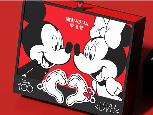 薇诺娜WINONAx迪士尼Disney联名礼盒包装设计