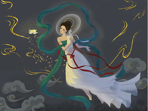 一梦敦煌 神女飞天