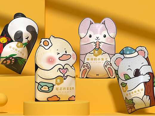 所喜作品：良品铺子萌宠联萌系列包装设计