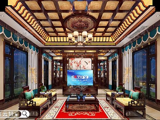 营造浓重传统色彩的中式别墅展东方家居意境