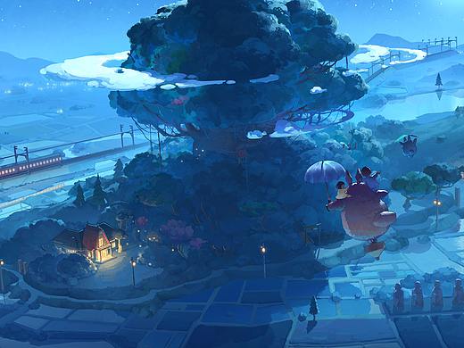《龙猫》同人场景