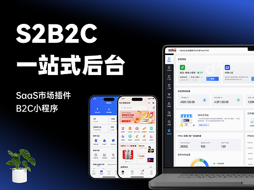 S2B2C一站式后台及小程序