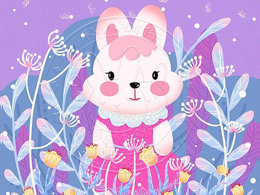 扁平生肖插画--兔、虎、鼠（个人主页-ZNjUxNjUyODg=） - 儿童插画 - 站酷设计师面包屑爱画画原创素材 - 站酷ZCOOL