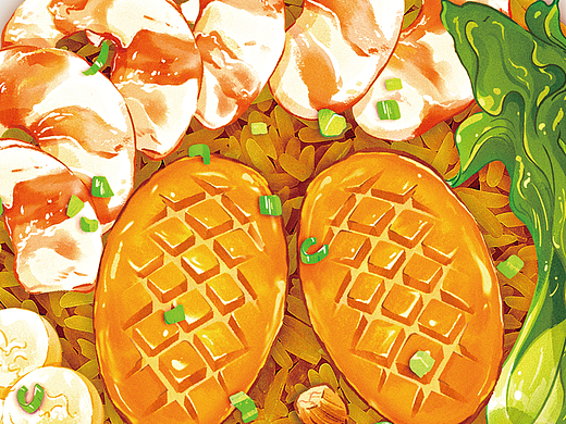 美食插画