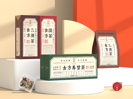 原创丨美威策略&宋家老铺 袋泡茶 养生茶包装设计