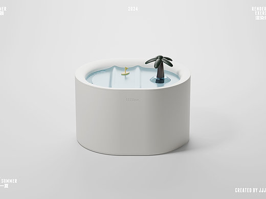 原创设计-宠物喂水器（个人主页-ZNjg3MTczNjg=） - 其他工业/产品 - 站酷设计师JJJJoe原创素材 - 站酷ZCOOL