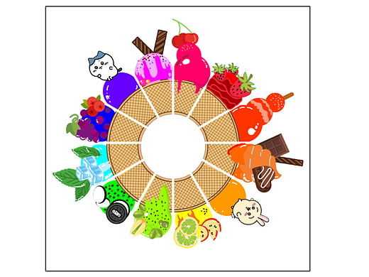 色彩构成课作业