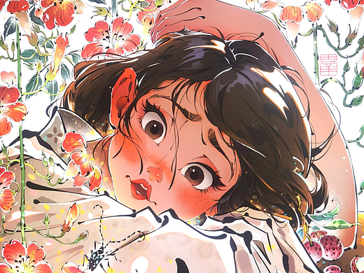 小暑插画