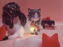 #wow3D建模渲染/mysta同人