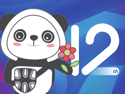 12周年贴纸设计