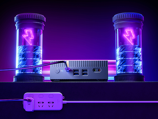 视觉三维渲染  ——  迷你电脑 / mini PC   