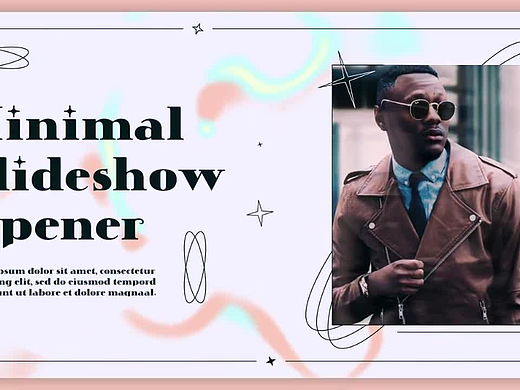 PR模板 | 创意设计个性简约时尚动态特效潮流动画片头