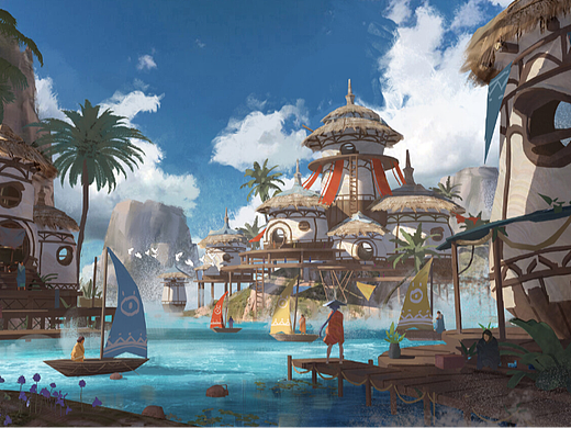 不写实的部分作品