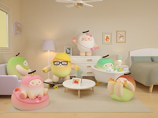 枣卡通IP形象-文创潮玩