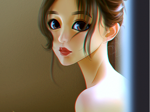 美女动漫人物画（个人主页-ZNTk1OTg5MzY=） - 创作习作 - 站酷设计师石头L原创素材 - 站酷ZCOOL