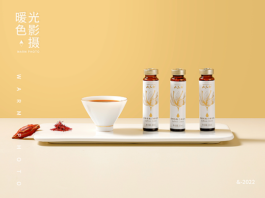产品拍摄 茶饮 栀子藏花饮 保健品