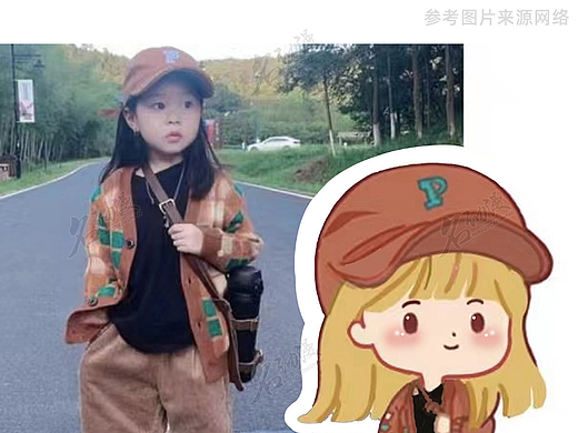 帅气远足装女孩