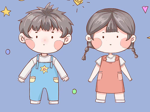 Q版小人（个人主页-ZNjE0MDM4NTY=） - 儿童插画 - 站酷设计师鬼鬼啊原创素材 - 站酷ZCOOL