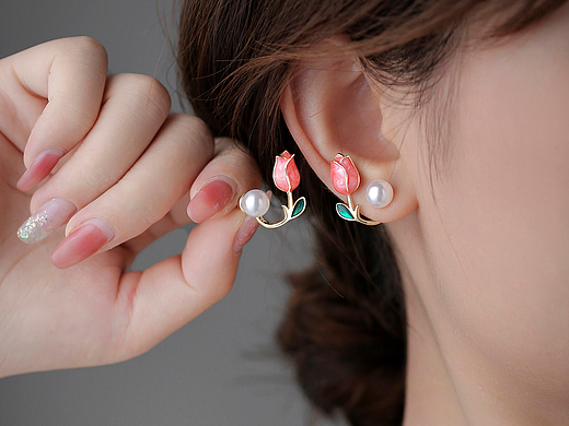 韩都商业摄影---耳饰拍摄模特效果图