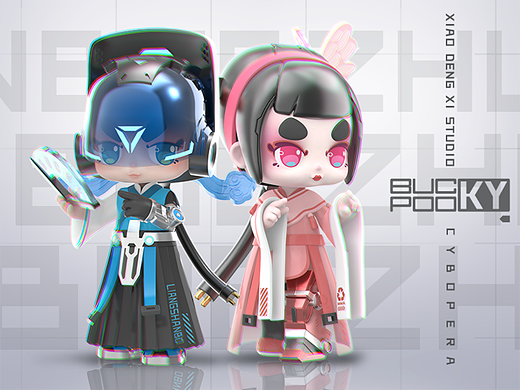 潮玩IP | Bucky&Pooky赛博戏曲2077系列盲盒