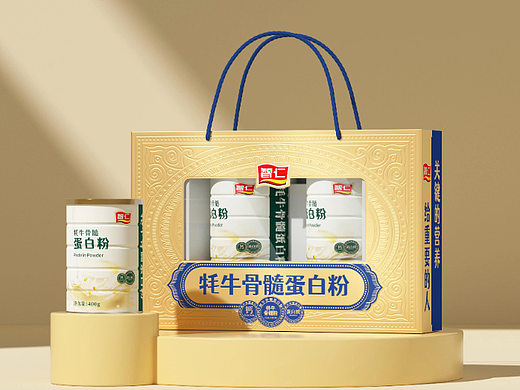 智仁 x 巨灵设计 蛋白粉礼盒包装设计
