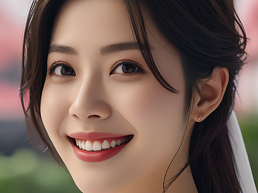 微笑美女（一） 医美 口腔 牙齿 整形 AI