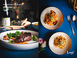 餐饮美食摄影/西餐意大利菜餐厅菜品菜谱菜单平台拍摄