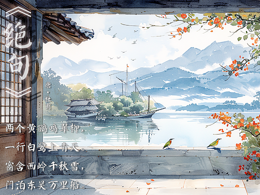 《绝句》| 杜甫