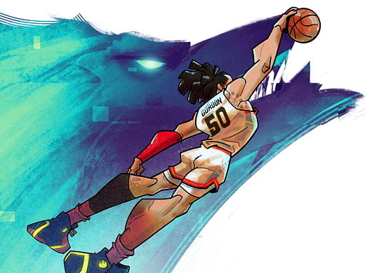 最近的一些NBA插画