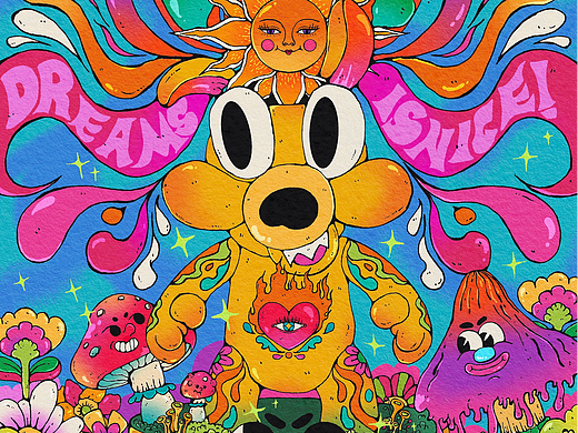 小花浪 X HUGY机因GENME插画作品合辑