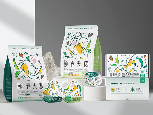耐威克·颐养天粮·标志&包装设计