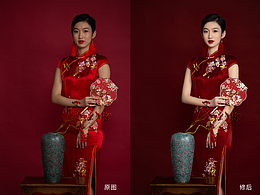 婚纱修图