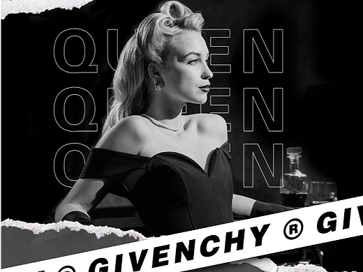 黑白撕纸风海报