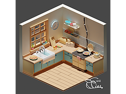 2022-01 Blender小场景临摹练习