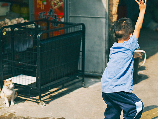 老街日記（喷泉先生的倾情表演）