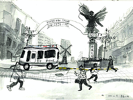 速写记录 秋天的哈尔滨