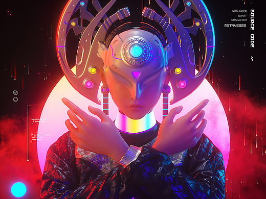【幻境】未来数字虚拟人 赛博科幻 数字世界 宗教信仰