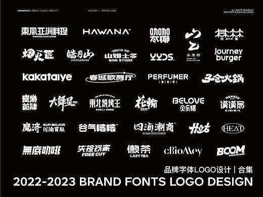2022-2023两年品牌字体logo设计合集｜中英文字体设计