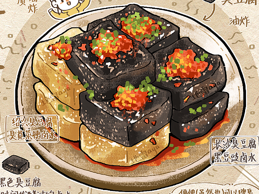 臭豆腐/泡菜-食物笔记