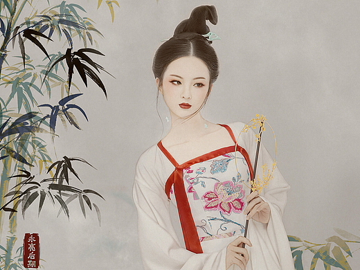 大叔的修圖練習(xí)——古風(fēng)攝影工筆畫后期，唐風(fēng)篇（一）