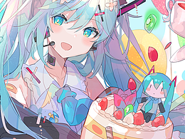 PILIACG 站长生日贺图！4月7日生日快乐！