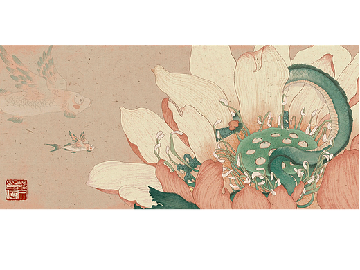 迷藏·花丛里
